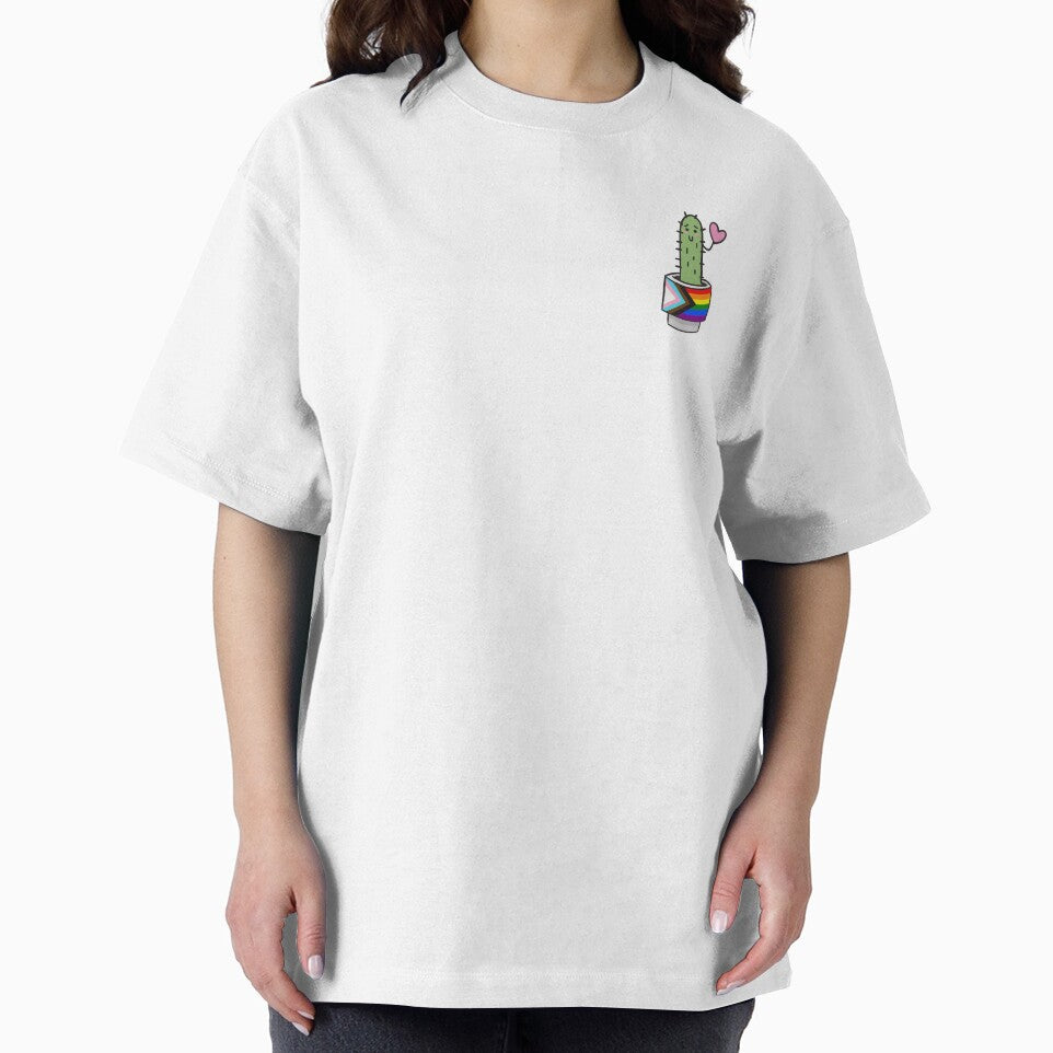 Progress Pride Cactus by NoahSalvatorArt T-Shirts, Hoodie, Sweatshirt | BlankRebels.com (Image 2)