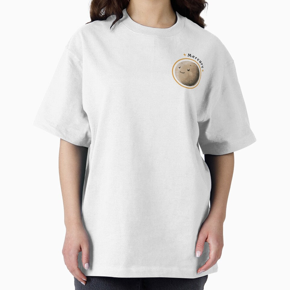 Mercury Planet of Solar System to Pack little cute kawaii - learn astronomy gift by celestevolta T-Shirts,... (Image 2)