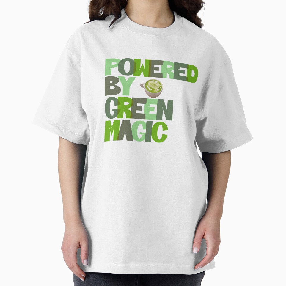 Powered by green magic : Green Tea Lover Tee Matcha by salimkaswiss Hoodie, Sweatshirt | BlankRebels.com (Image 2)