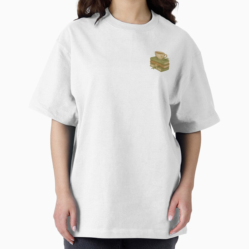 Books & Tea stack by Lt999 T-Shirts, Hoodie, Sweatshirt | BlankRebels.com (Image 2)