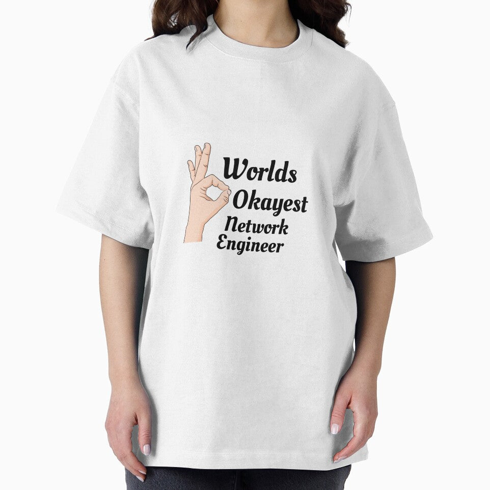 Worlds Okayest Network Engineer by Yay Design T-Shirts, Hoodie, Sweatshirt | BlankRebels.com (Image 2)