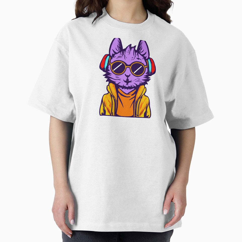 Cat Cyberpunk Gamer by spyduckz T-Shirts, Hoodie, Sweatshirt | BlankRebels.com (Image 2)