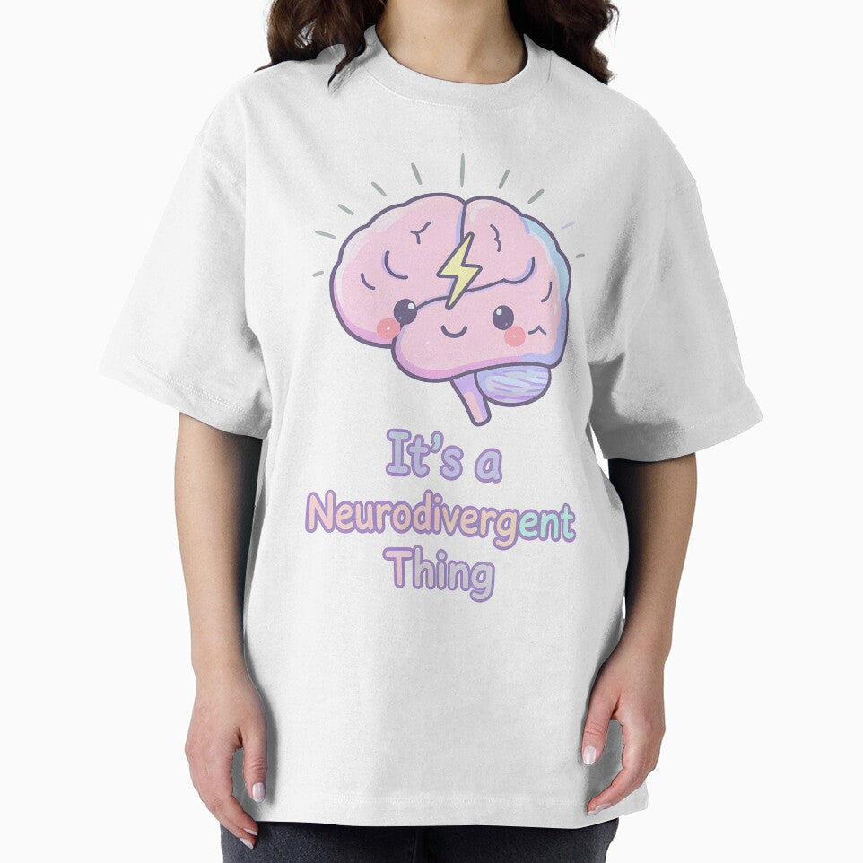 It’s a Neurodivergent Thing — Cute Pastel Brain Illustration | Neurodiversity Pride & Kawaii Mental Wellness... (Image 2)