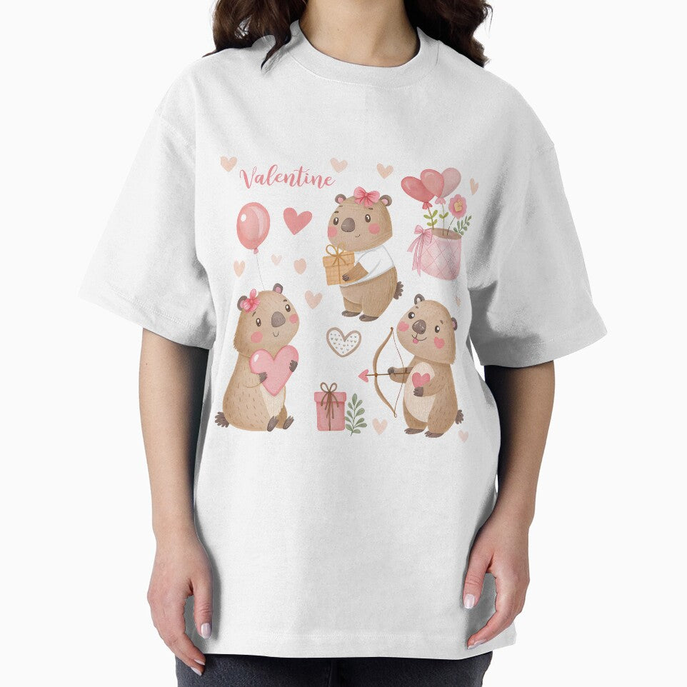 A0764 Cuddly Capybara Love – Adorable Capybara Design for POD Gifts | Cozy & Cute Animal Print by angieart68... (Image 2)