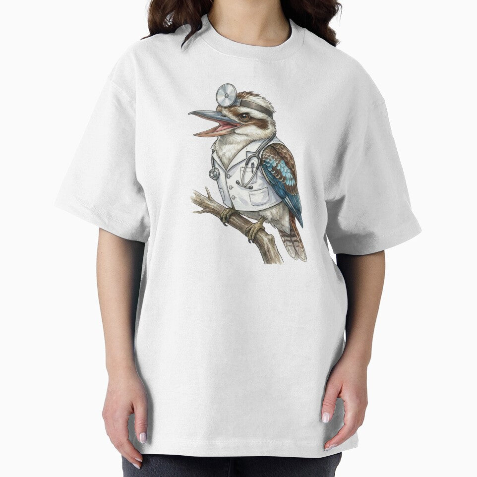 Future Doctor Kookaburra – Cute Medical Student Bird Illustration Gift by Wennebabs T-Shirts, Hoodie, Sweatshirt (Image 2)