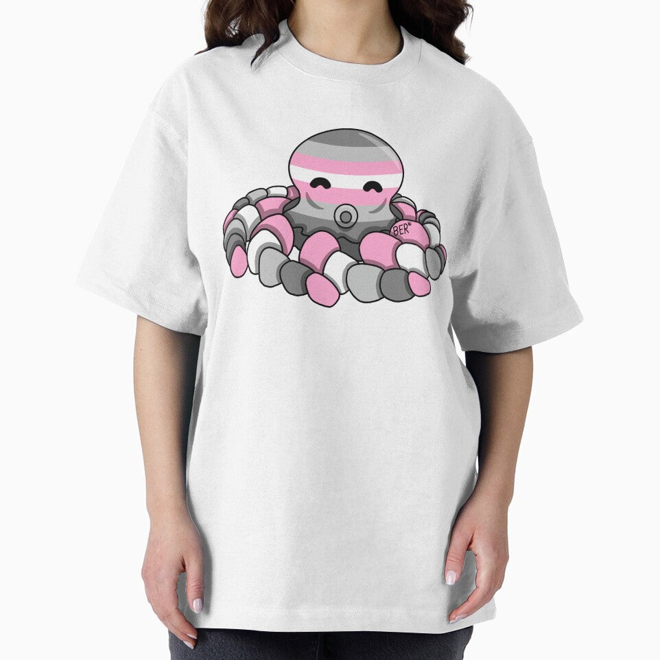 Demigirl Pride Fidget Octopus by SentABear T-Shirts, Hoodie, Sweatshirt | BlankRebels.com (Image 2)
