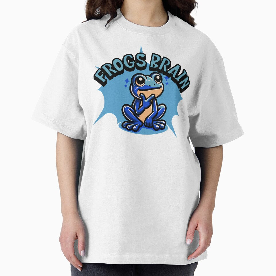 Funny Frog – Frogs Brain Meme – Cute Cartoon Amphibian T-Shirts, Hoodie, Sweatshirt