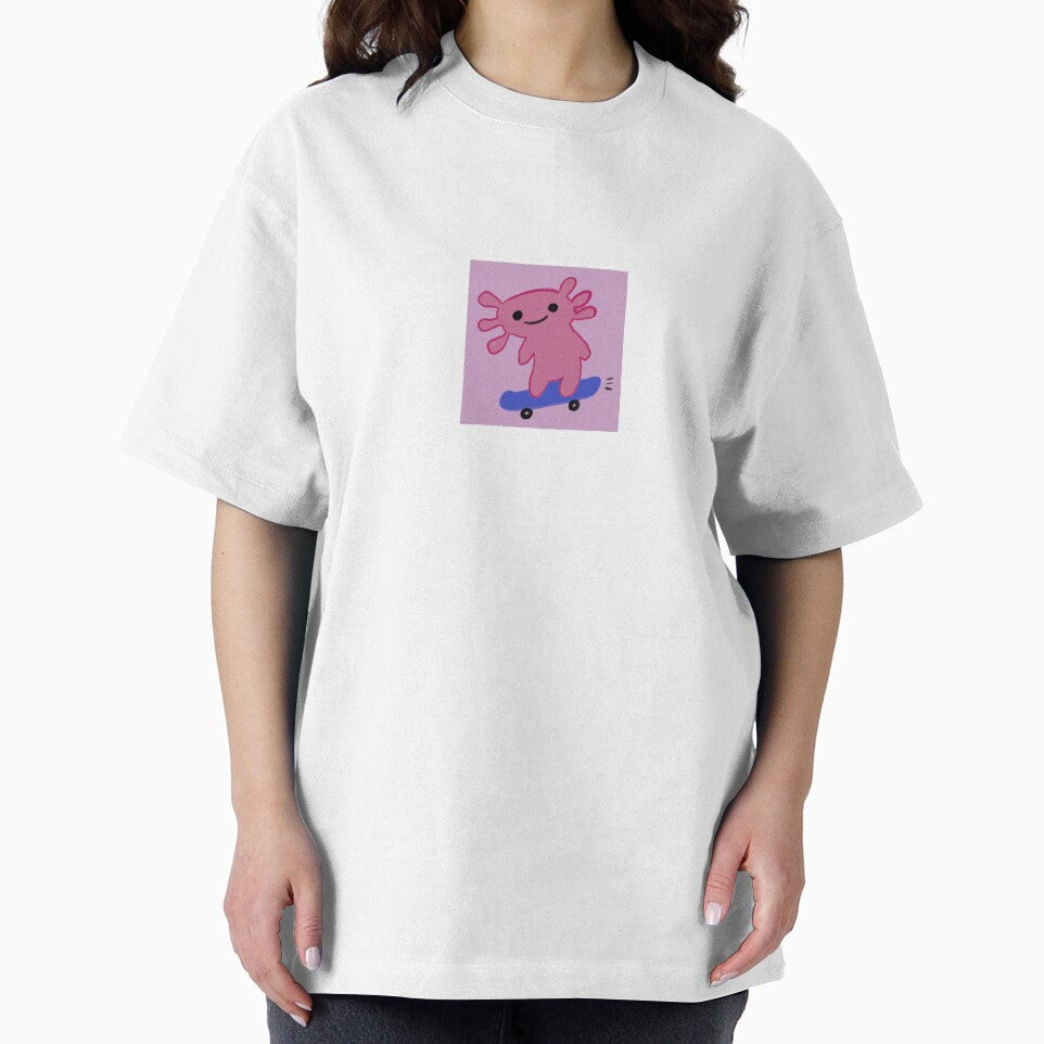 skateboarding axolotl by oclaws T-Shirts, Hoodie, Sweatshirt | BlankRebels.com (Image 2)