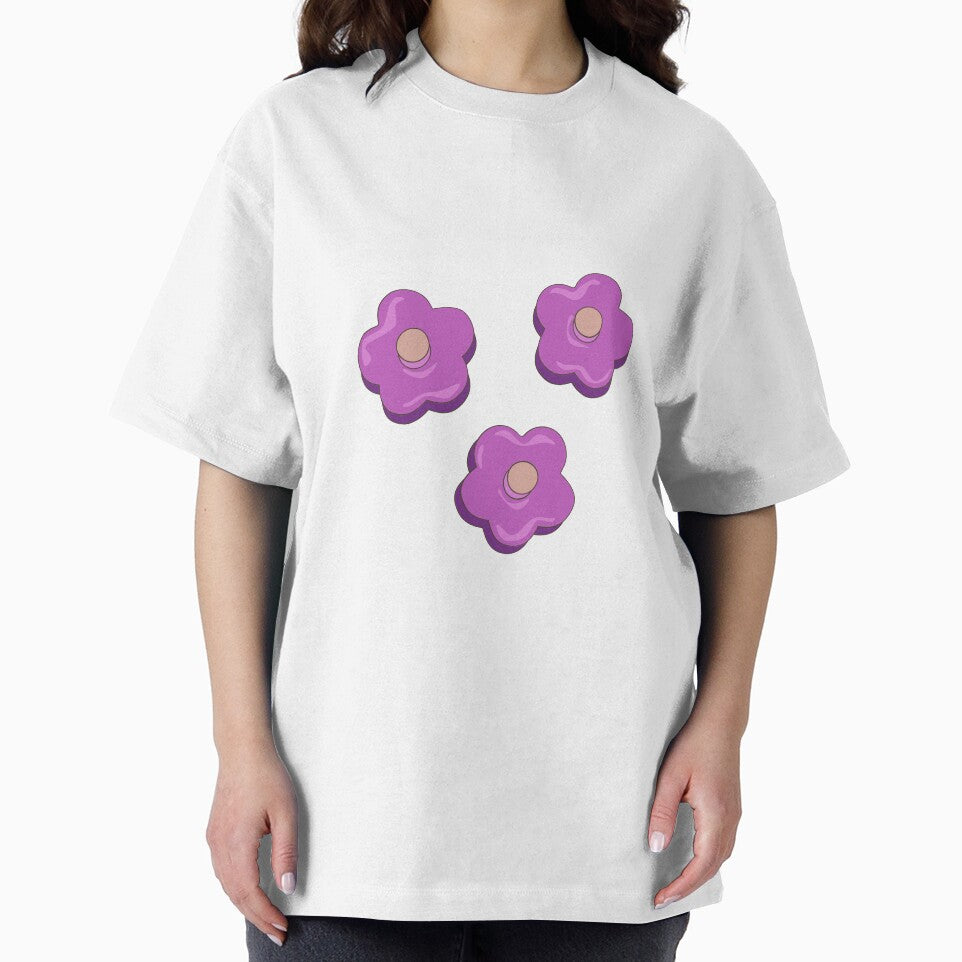 Y2k Purple Flowers by lollydesigned T-Shirts, Hoodie, Sweatshirt | BlankRebels.com (Image 2)
