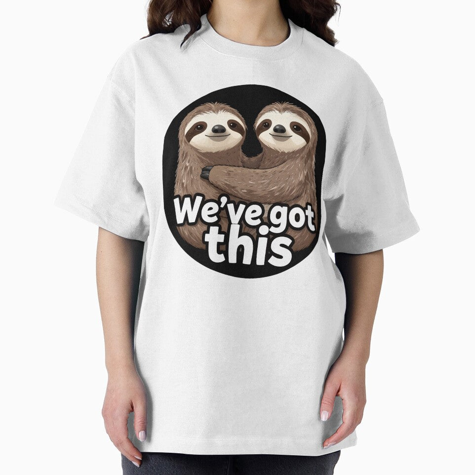 Sloth Huddle We've Got This by AnimalAirtistry T-Shirts, Hoodie, Sweatshirt | BlankRebels.com (Image 2)
