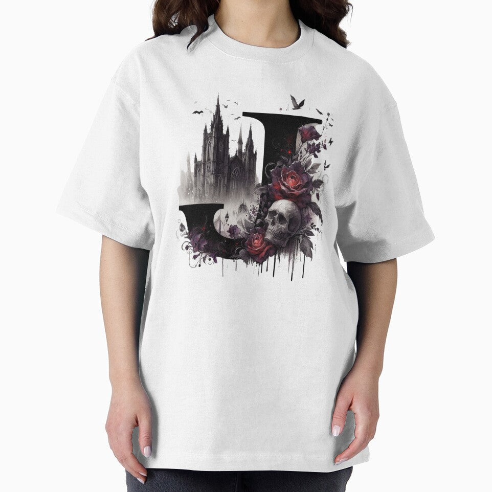 Gothic Halloween Skull and Roses J by CultDigHoriz T-Shirts, Hoodie, Sweatshirt | BlankRebels.com (Image 2)
