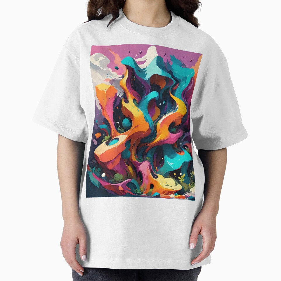 Large Colorful Abstract Art by Esterlane T-Shirts, Hoodie, Sweatshirt | BlankRebels.com (Image 2)