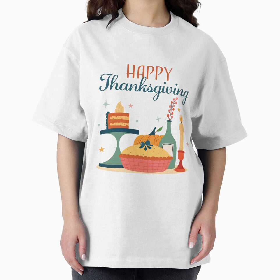 Happy Thanksgiving Cozy Autumn Illustration by RororereShop T-Shirts, Hoodie, Sweatshirt | BlankRebels.com (Image 2)