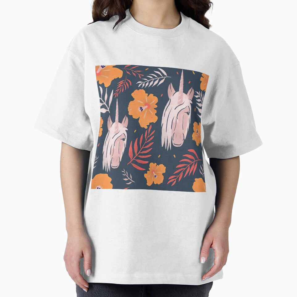 Unicorn Floral Pattern by MobertsonArt T-Shirts, Hoodie, Sweatshirt | BlankRebels.com (Image 2)