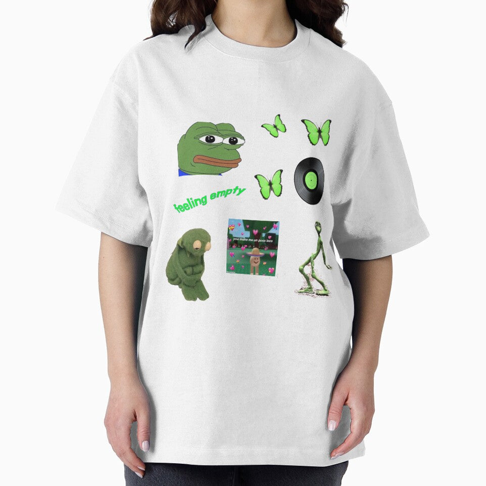 green meme aesthetic by lisadl04 T-Shirts, Hoodie, Sweatshirt | BlankRebels.com (Image 2)