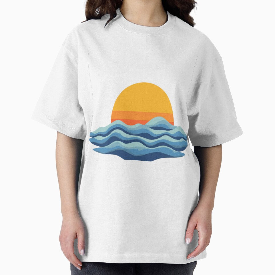 Sunset over the Ocean by MainFrame22 T-Shirts, Hoodie, Sweatshirt | BlankRebels.com (Image 2)
