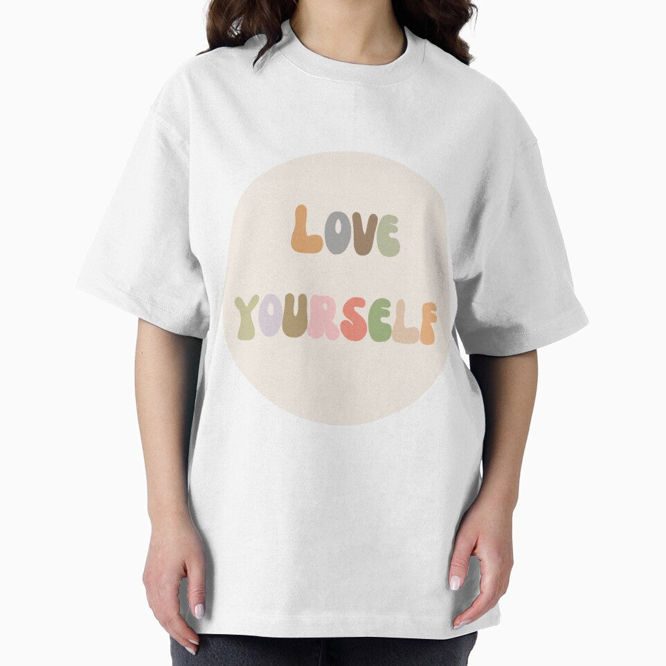 Love yourself, Inspirational life quote (colour palette, color palete) by Sanaura T-Shirts, Hoodie, Sweatshirt (Image 2)
