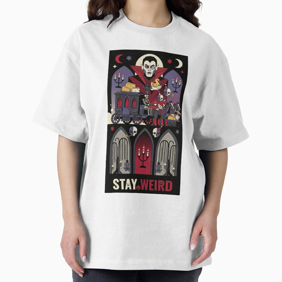 "STAY WEIRD" - Vampire edition by Tecno-Art-Land T-Shirts, Hoodie, Sweatshirt | BlankRebels.com (Image 2)