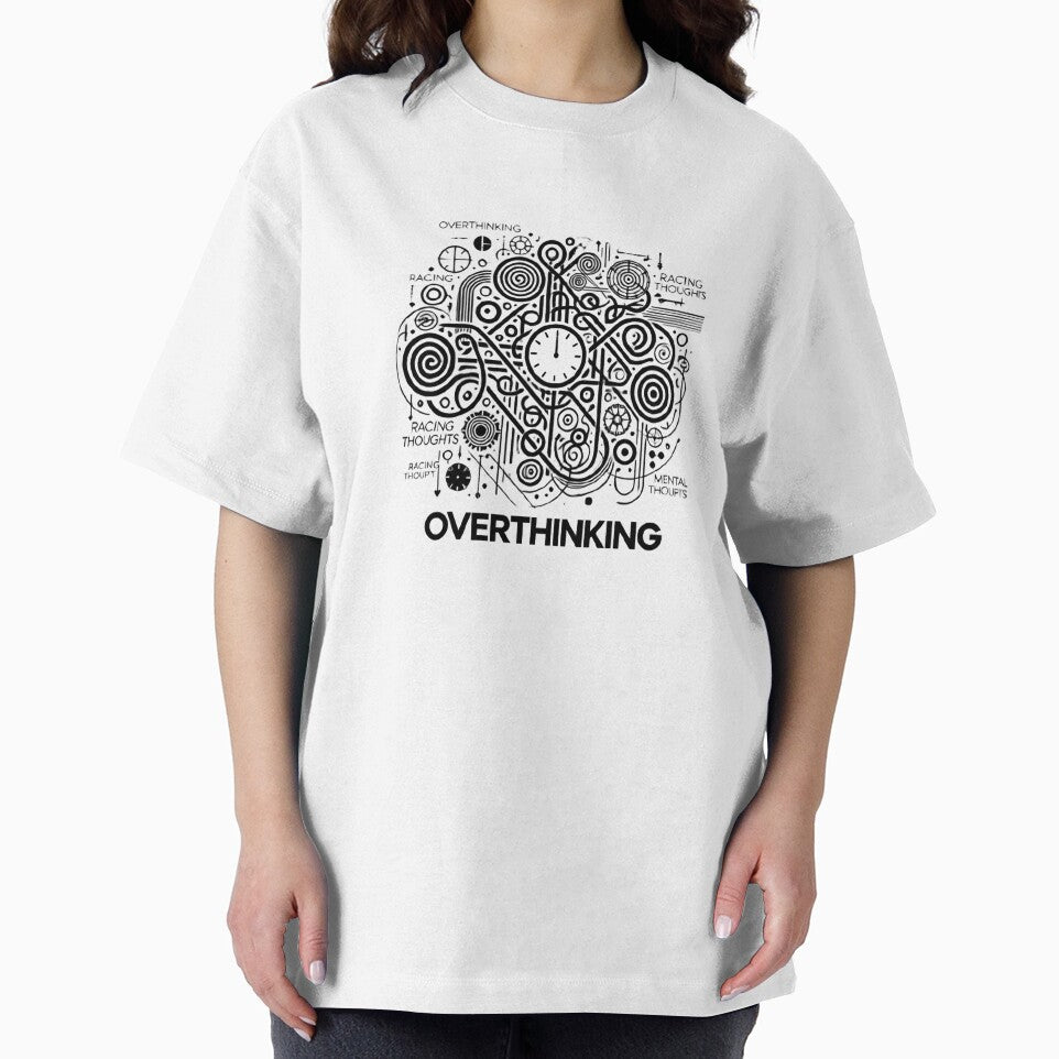 Overthinking Illustration T-Shirts, Hoodie, Sweatshirt