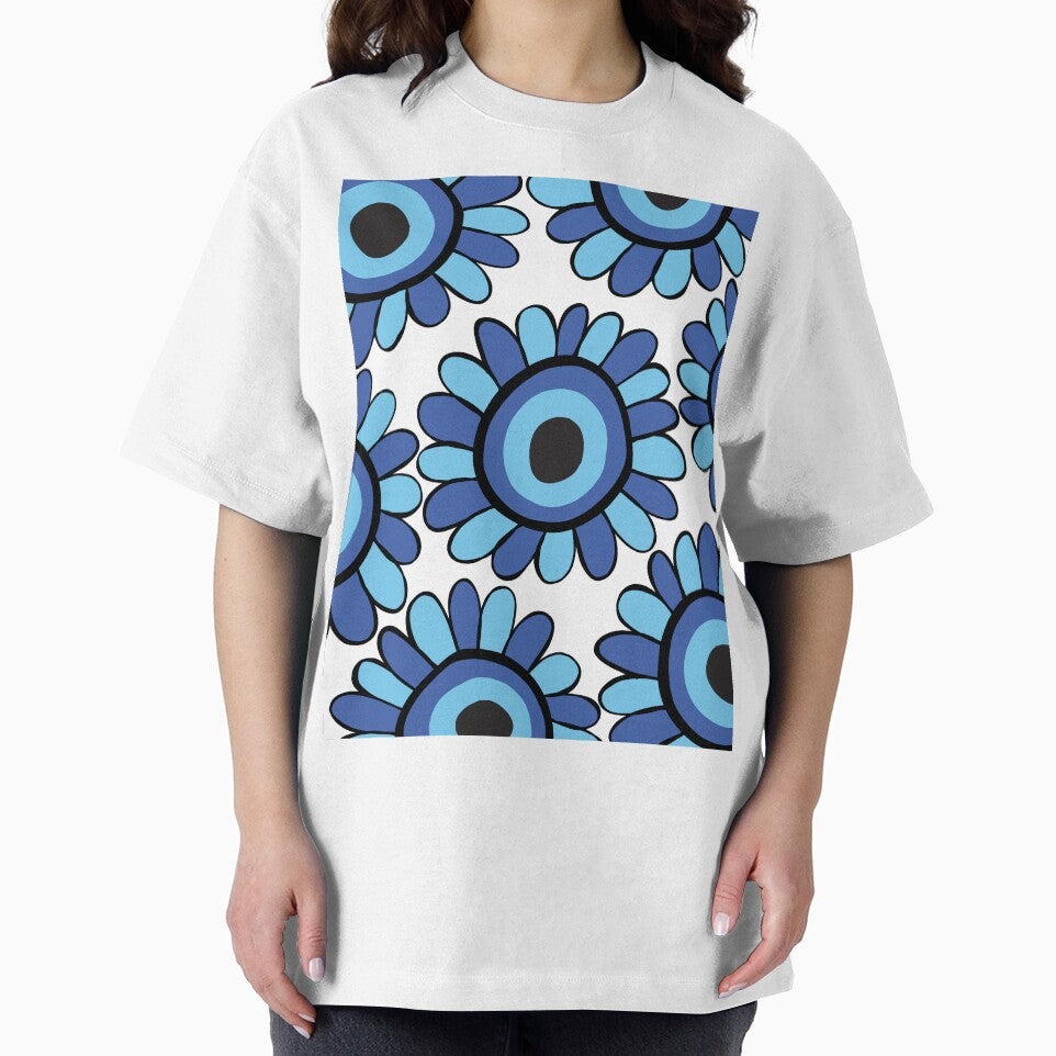 Evil Eye Sunflower Pattern #1 #wall #art by Anita's & Bella's Art T-Shirts, Hoodie, Sweatshirt | BlankRebels.com (Image 2)