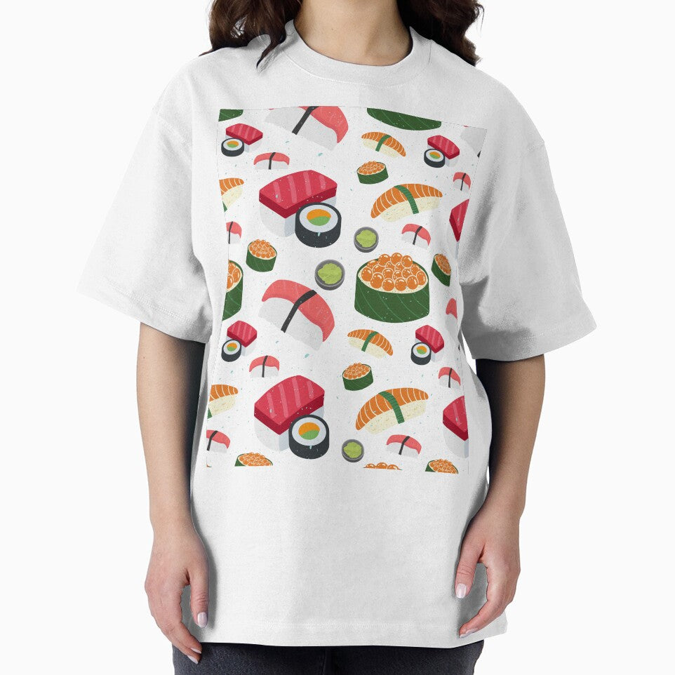 I Love Sushi Pattern Design by happyshopg T-Shirts, Hoodie, Sweatshirt | BlankRebels.com (Image 2)