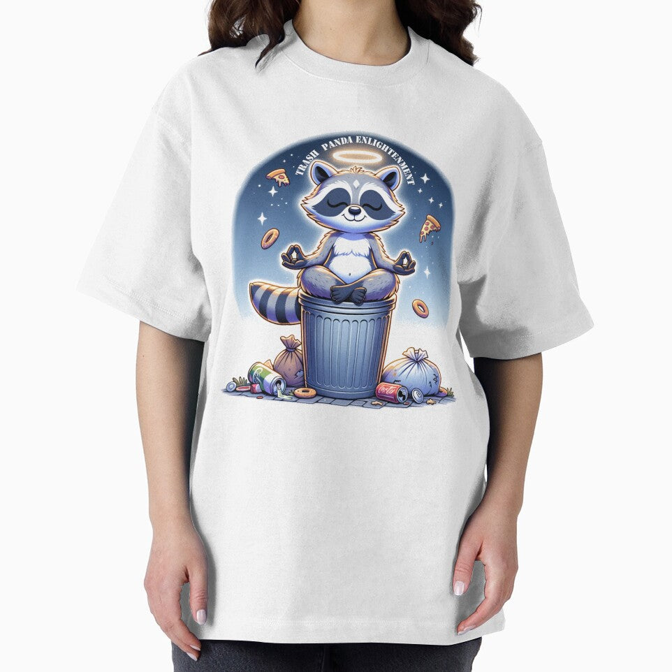 Trash Panda Enlightenment — Inner Peace Found in Pizza and Garbage by MTeesGA T-Shirts, Hoodie, Sweatshirt (Image 2)