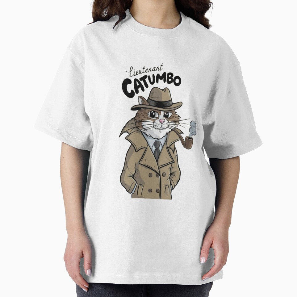 Cat as Columbo by kalutor T-Shirts, Hoodie, Sweatshirt | BlankRebels.com (Image 2)