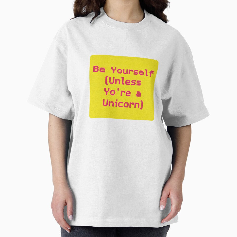 Be Yourself Unless You're a Unicorn - Funny Unicorn Quote Sticker by Greemo03 T-Shirts, Hoodie, Sweatshirt (Image 2)