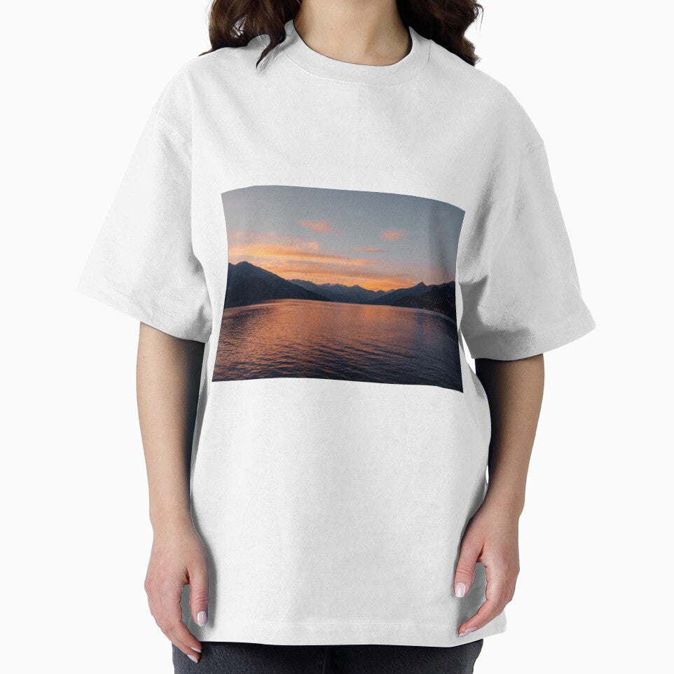 Lake Como, Italy, Sunset by newburyboutique T-Shirts, Hoodie, Sweatshirt | BlankRebels.com (Image 2)