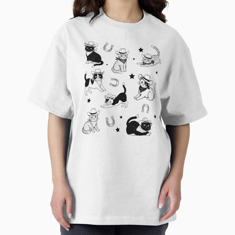 Cowboy Cats – Cute Western Cowboy Kitty Design by UmazDesigns T-Shirts, Hoodie, Sweatshirt | BlankRebels.com (Image 2)