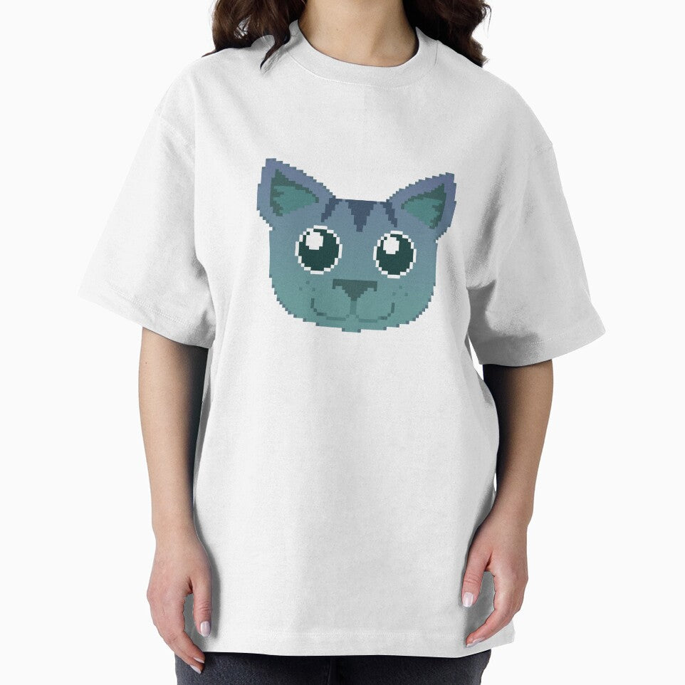 Pixel Art - Big Eyed Cat by Kaiko-Roku T-Shirts, Hoodie, Sweatshirt | BlankRebels.com (Image 2)