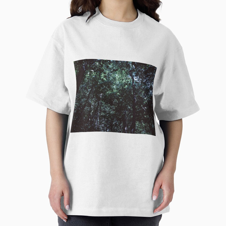 grunge forest blue dazecore aesthetic vintage wide angle by sielexis T-Shirts, Hoodie, Sweatshirt | BlankRebels.com (Image 2)