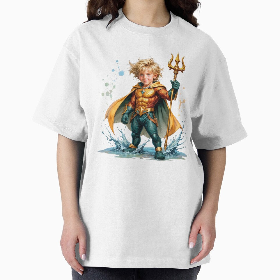 Aquaman-Inspired Superhero Kid Customizable Print by Platypus Pics T-Shirts, Hoodie, Sweatshirt | BlankRebels.com (Image 2)