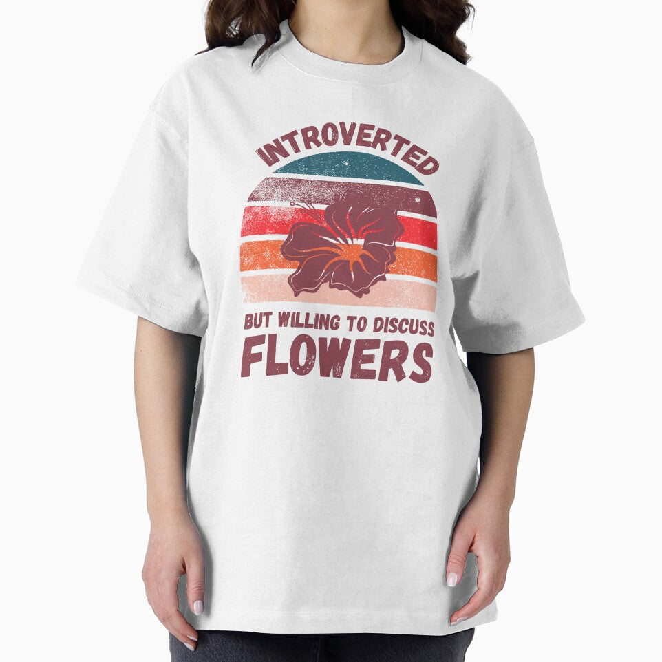 Introverted But Willing To Discuss Flowers by LuckyKermit T-Shirts, Hoodie, Sweatshirt | BlankRebels.com (Image 2)