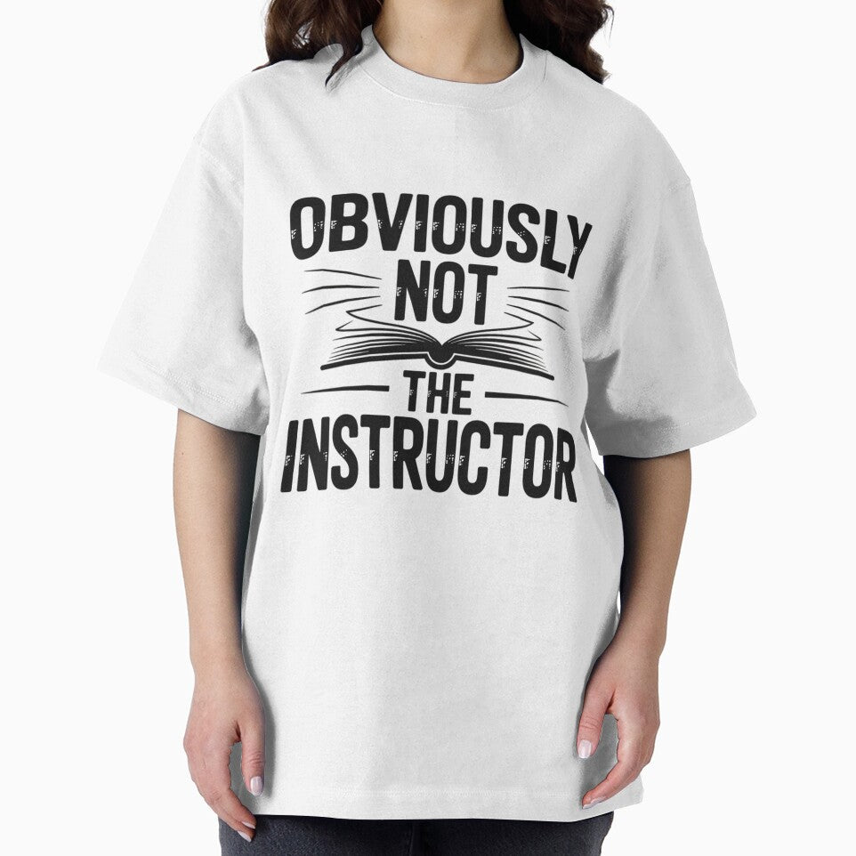 Obviously Not Instructor Fitness Joke Gym Workout Gift by silladive T-Shirts, Hoodie, Sweatshirt | BlankRebels.com (Image 2)