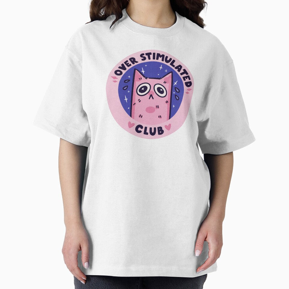 Over Stimulated Club by raccoon2opossum T-Shirts, Hoodie, Sweatshirt | BlankRebels.com (Image 2)