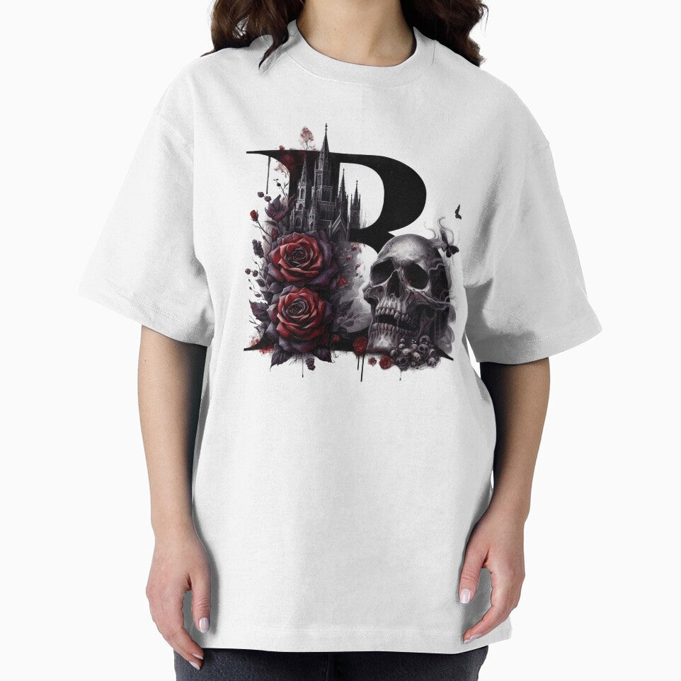 Gothic Halloween Skull and Roses B by CultDigHoriz T-Shirts, Hoodie, Sweatshirt | BlankRebels.com (Image 2)