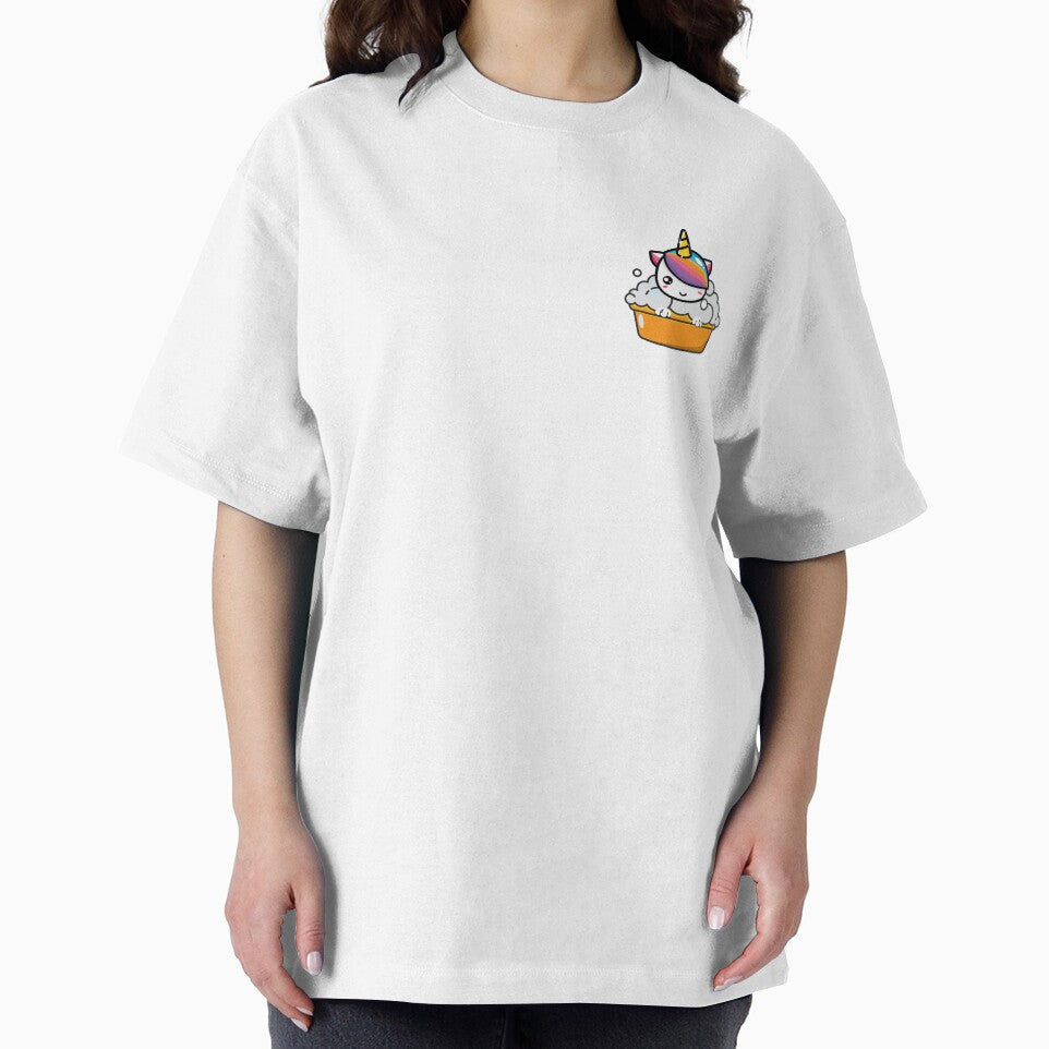 Kawaii Unicorn Rainbow In Bath Tub Cute Blushing Animal by Simplyy  Unique T-Shirts, Hoodie, Sweatshirt (Image 2)