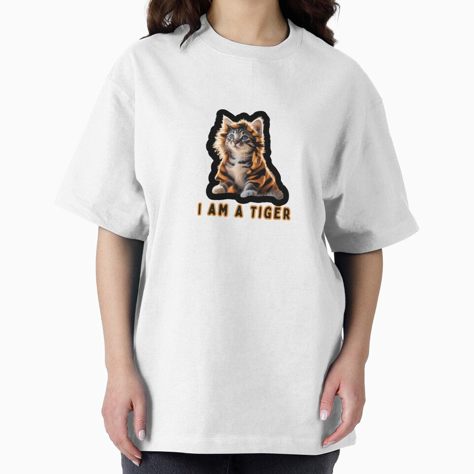 Cute Cat | Cat lover | gift for a cat lover  | cat gift | RRR I AM A TIGER by FitEnvy T-Shirts, Hoodie, Sweatshirt (Image 2)