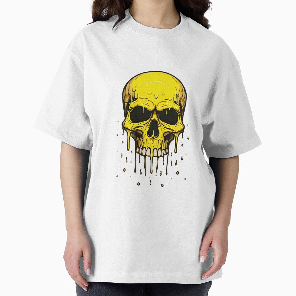 Colorful Dripping Skull | Colorful Melting Skull | Graffiti Skull by CoolHippoQuotes T-Shirts, Hoodie, Sweatshirt (Image 2)