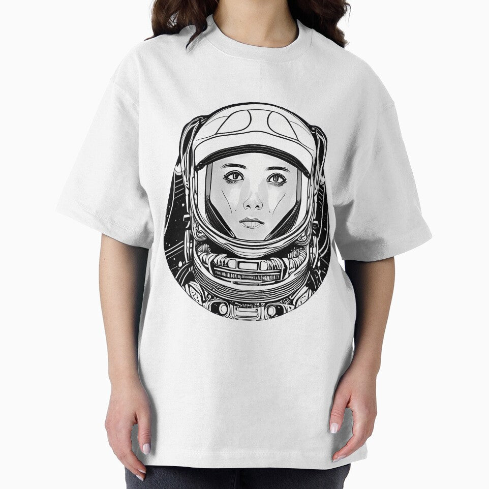 Black And White Astronaut Head by nuel-art T-Shirts, Hoodie, Sweatshirt | BlankRebels.com (Image 2)