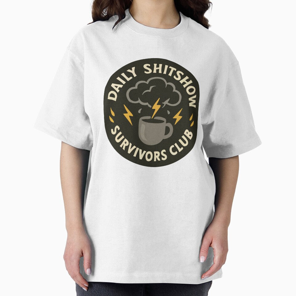 Daily Shitshow Survivors Club Coffee Emblem by BrownHorse90s T-Shirts, Hoodie, Sweatshirt | BlankRebels.com (Image 2)