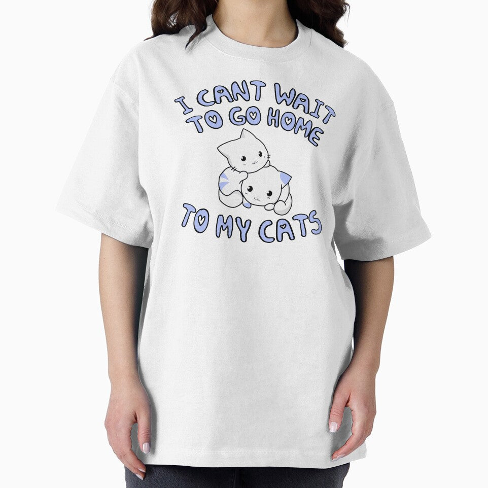 I Cant Wait To Go Home To My Cats by everything4eva T-Shirts, Hoodie, Sweatshirt | BlankRebels.com (Image 2)