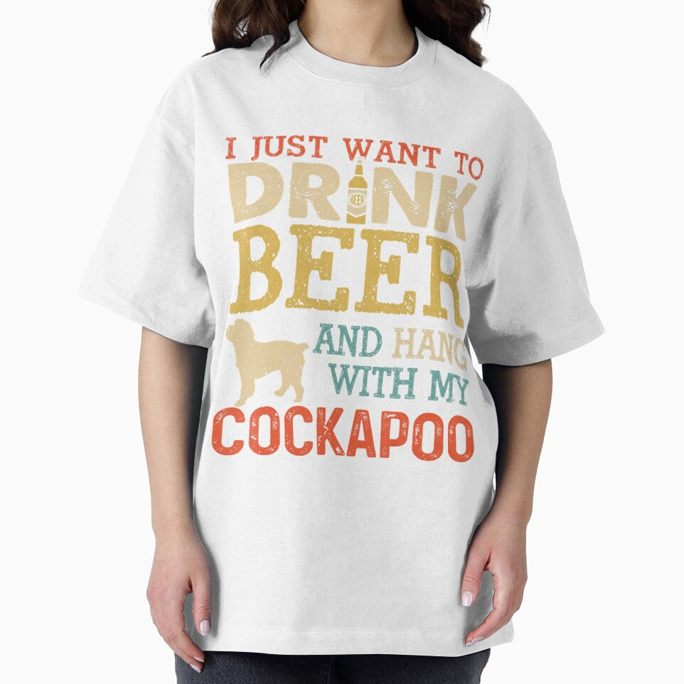 Cockapoo Dad Drink Beer Hang With Dog Funny Men Vintage by WeberArtFashion T-Shirts, Hoodie, Sweatshirt (Image 2)