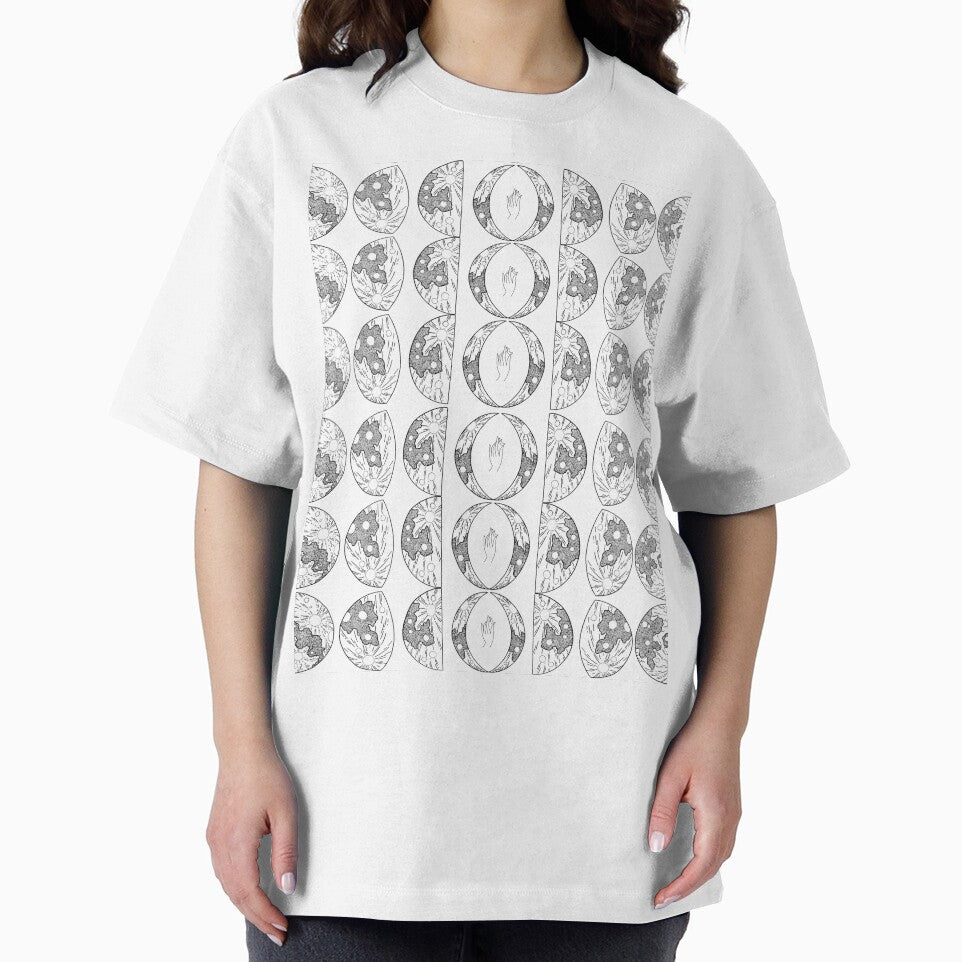 Moon Phase pattern by honeyandhive T-Shirts, Hoodie, Sweatshirt | BlankRebels.com (Image 2)