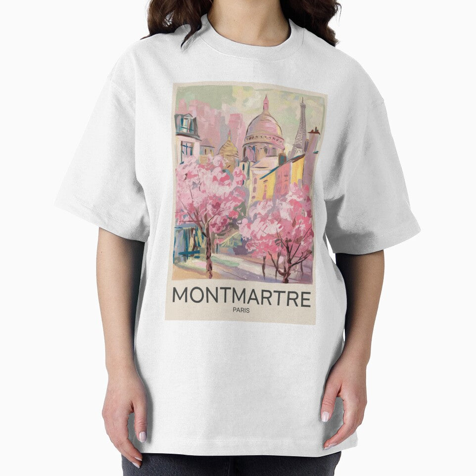 Montmartre Paris Travel Poster – Impressionist Art by CARRAANN