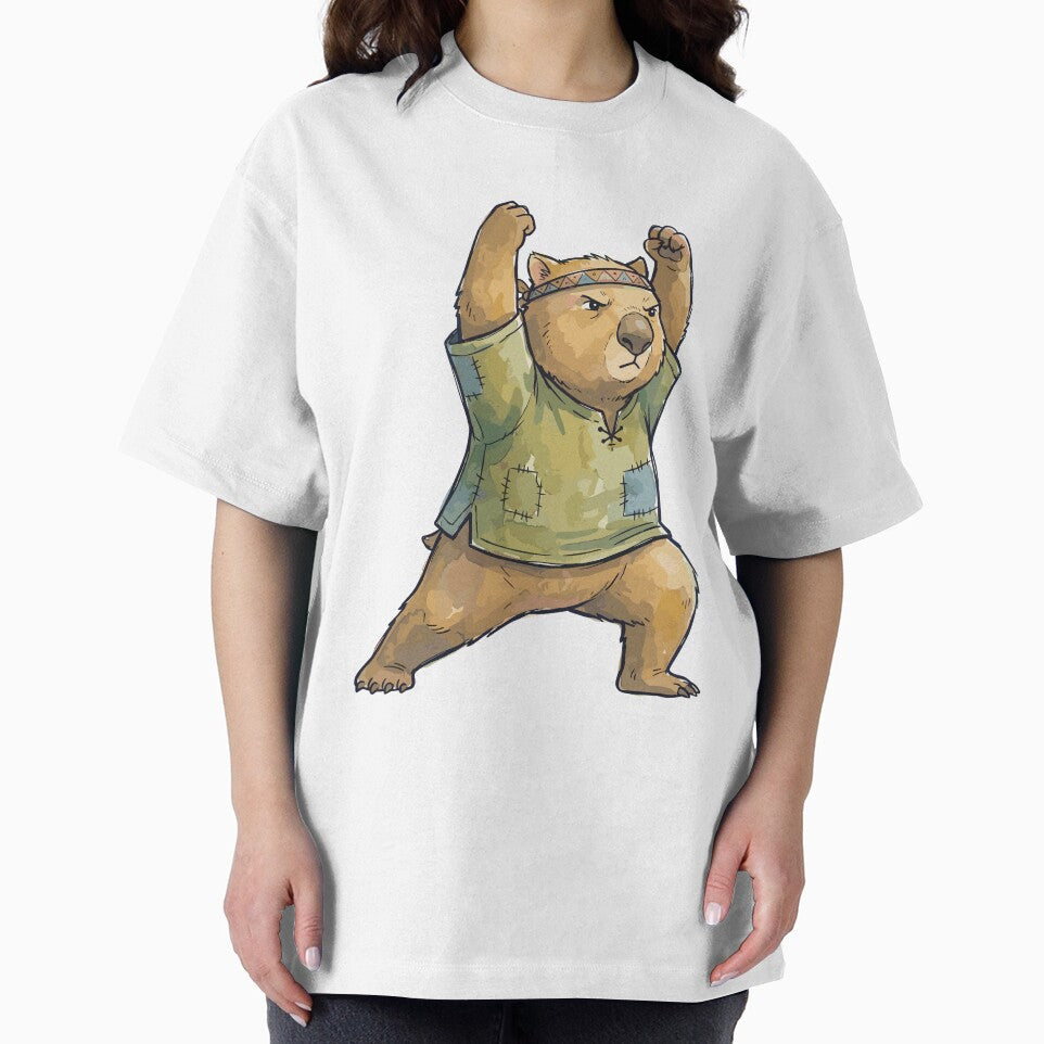 Cute Yoga: Warrior One Wombat by bapupa T-Shirts, Hoodie, Sweatshirt | BlankRebels.com (Image 2)