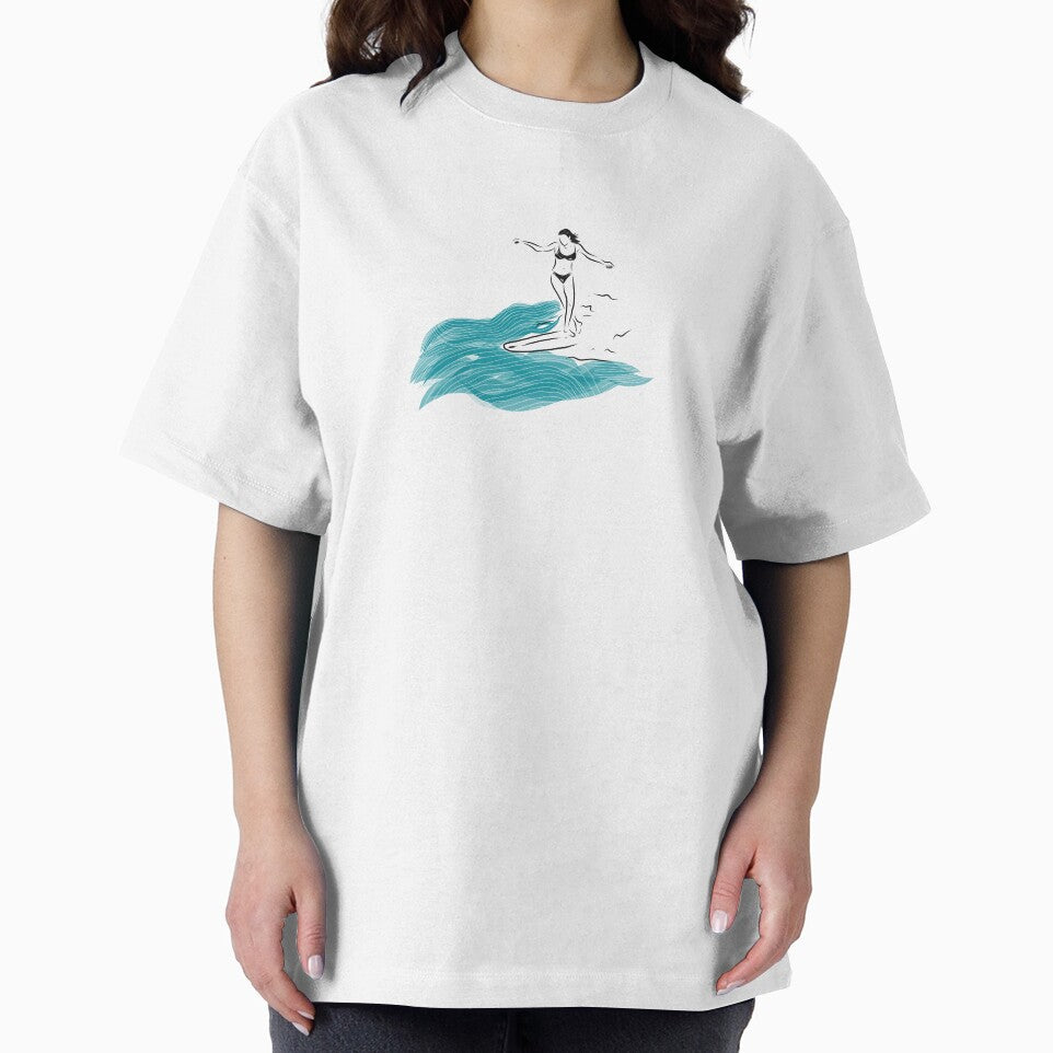 Surf woman minimalist long boarding by Tropical Blood