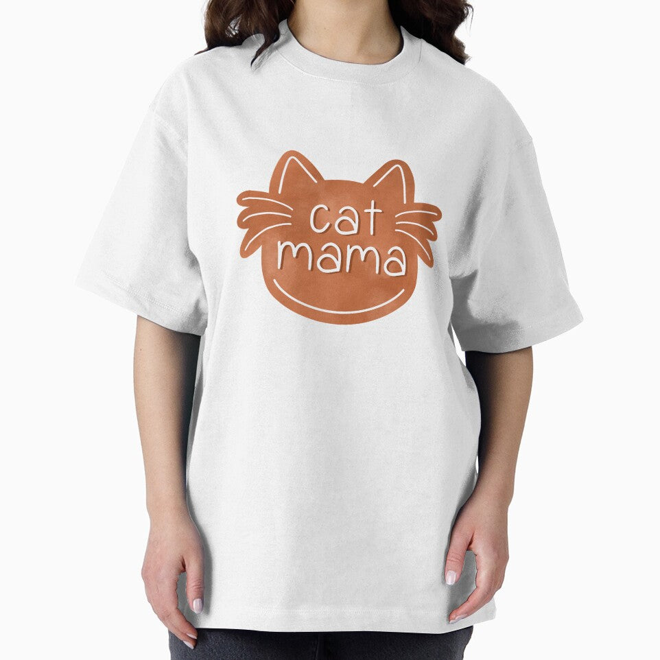Orange Cat Mama Aesthetic Pet Lover Minimal Design by Nesstitches T-Shirts, Hoodie, Sweatshirt | BlankRebels.com (Image 2)