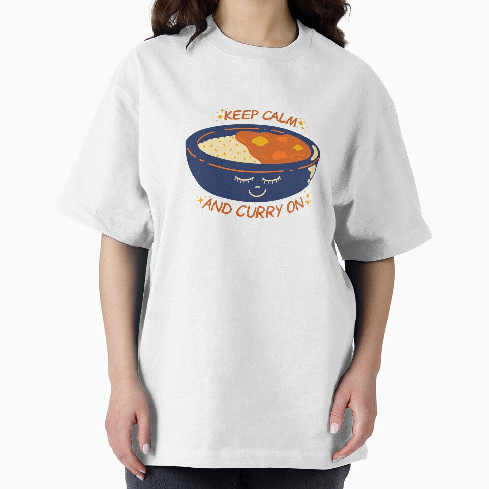 Funny Indian Curry Pun - Keep Calm and Curry On by greenoriginals T-Shirts, Hoodie, Sweatshirt | BlankRebels.com (Image 2)